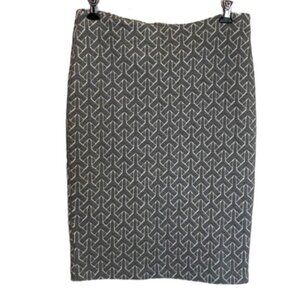 Anna Scott Grey Quilted Skirt NWOT